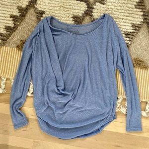Free People Blue flowy sweater